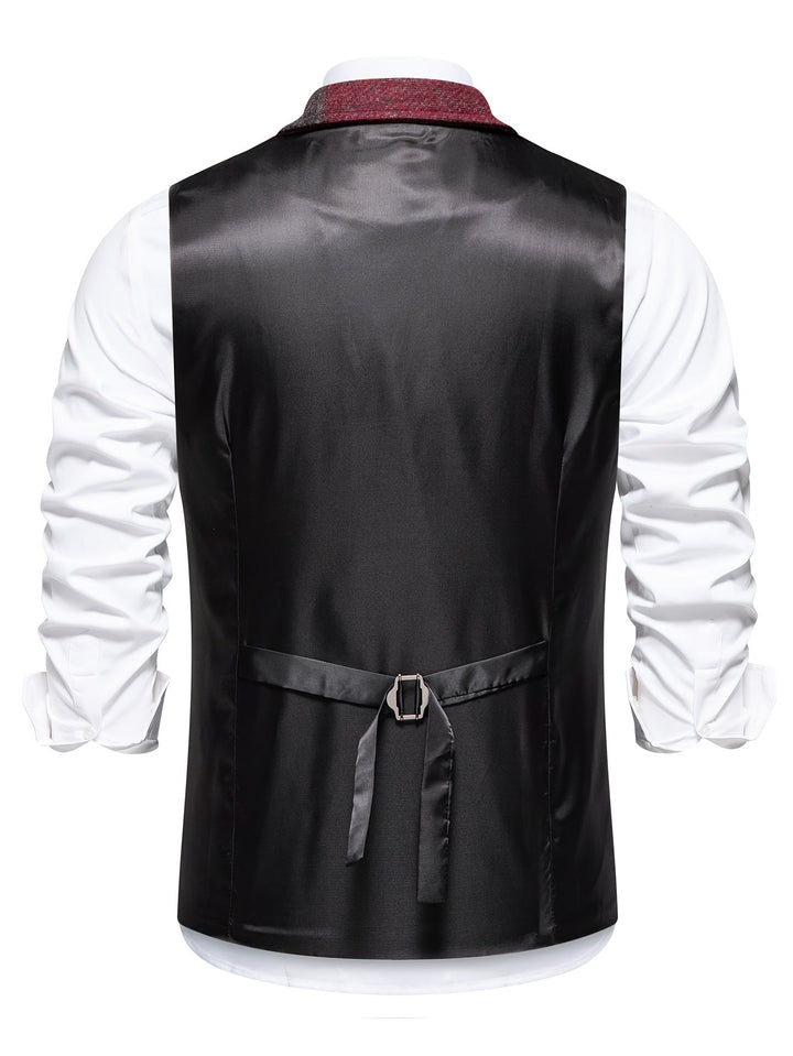 Patchwork Tailored Vest