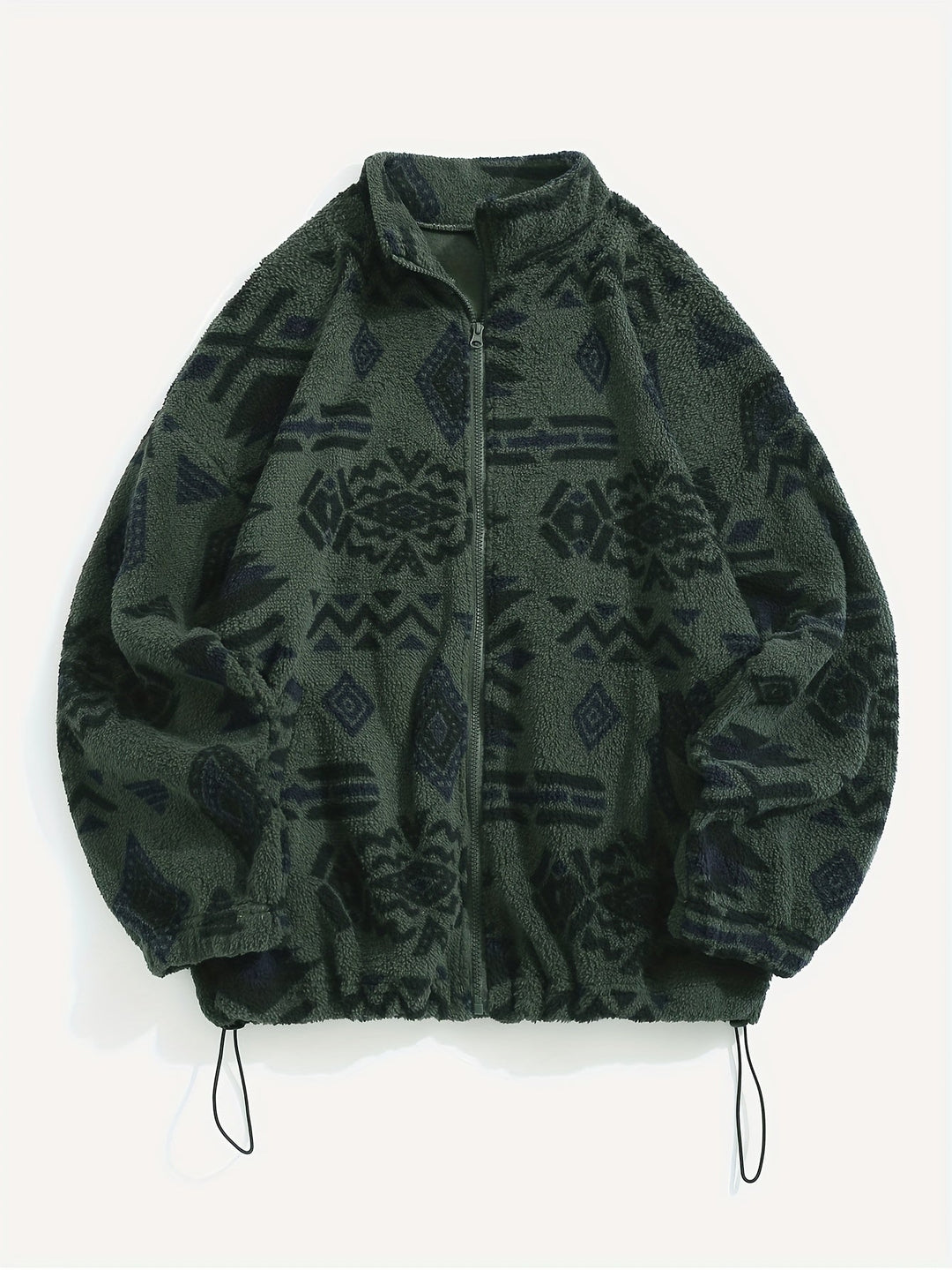 Patterned Zip-Up Jacket