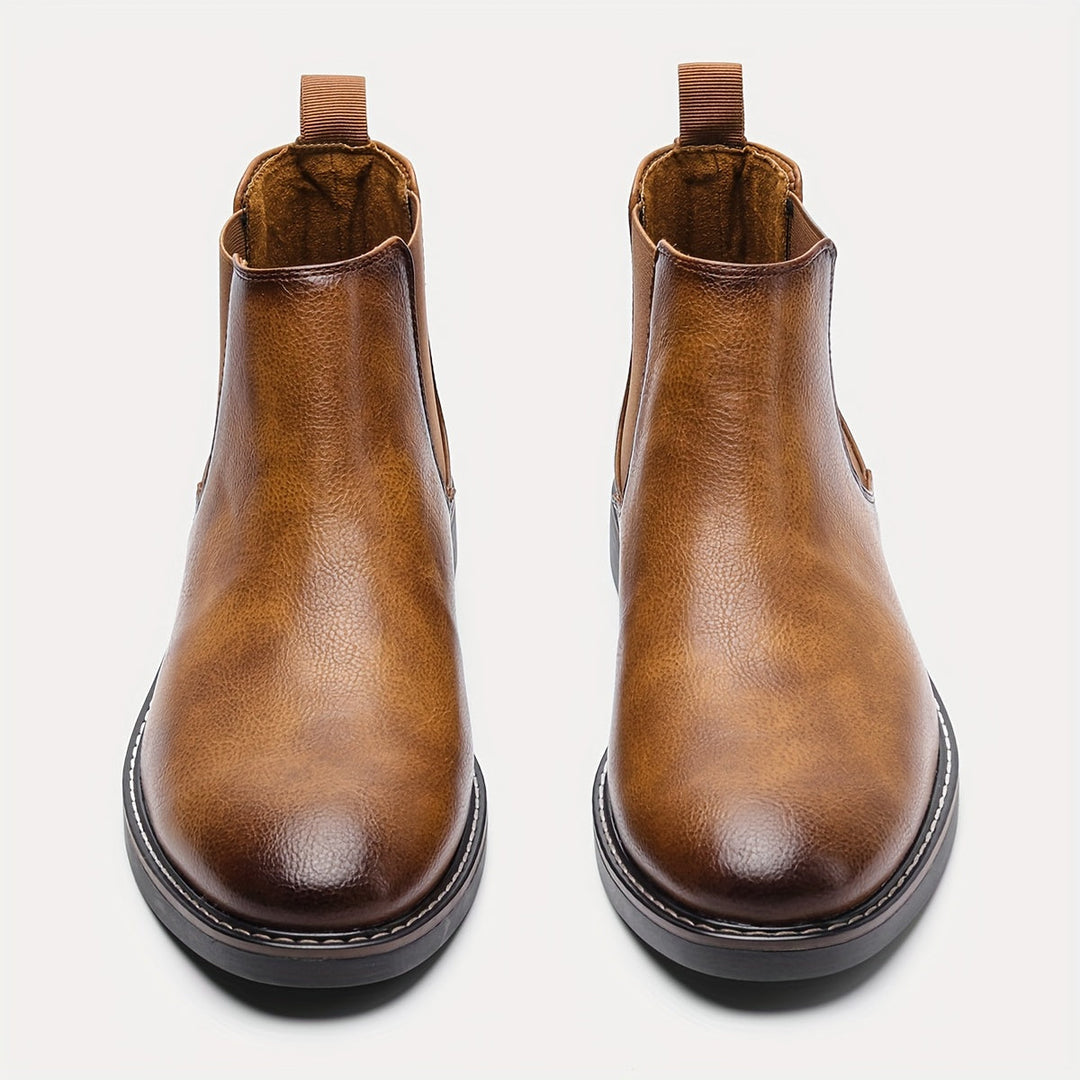 Refined Slip-On Chelsea Boots