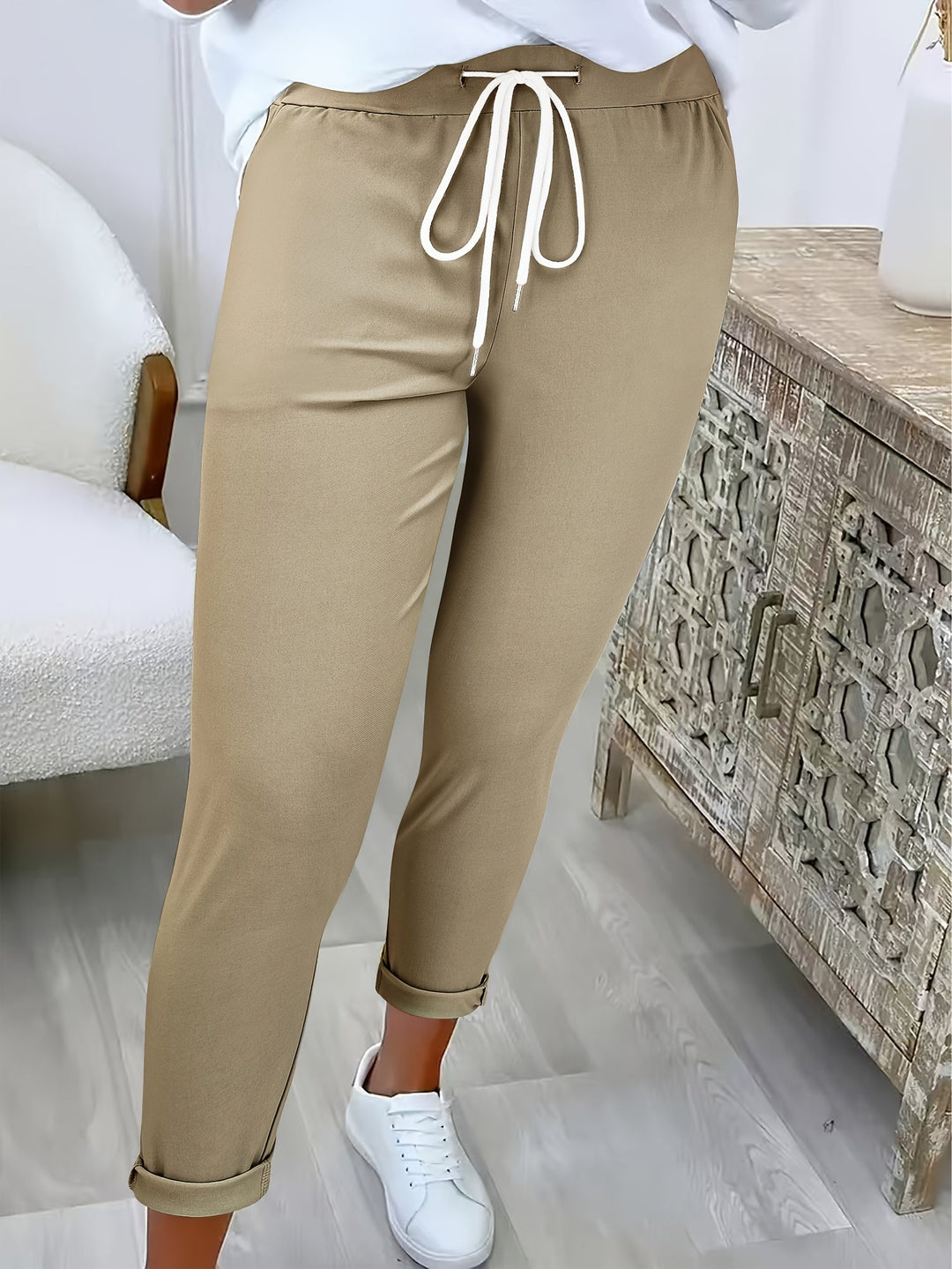 Relaxed Drawstring Pants