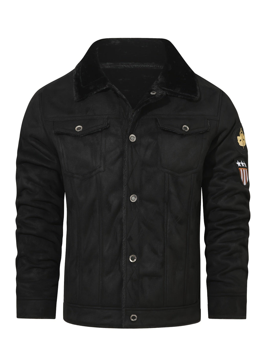 Fleece-Lined Trucker Jacket