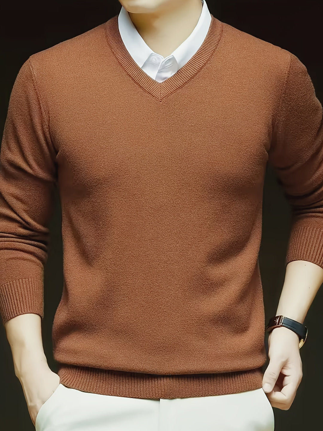 Classic V-Neck Sweater