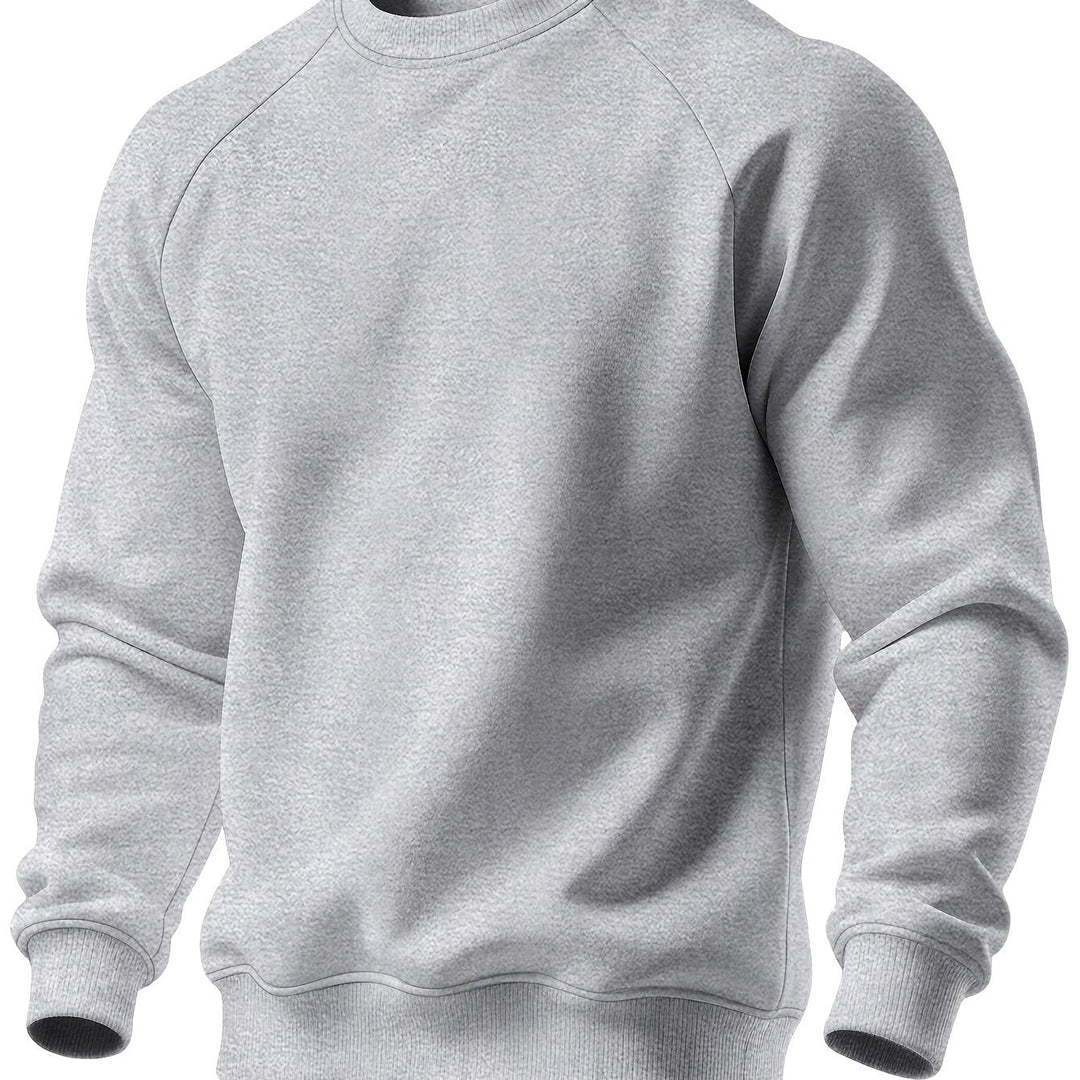 Classic Raglan Crew Neck Sweatshirt