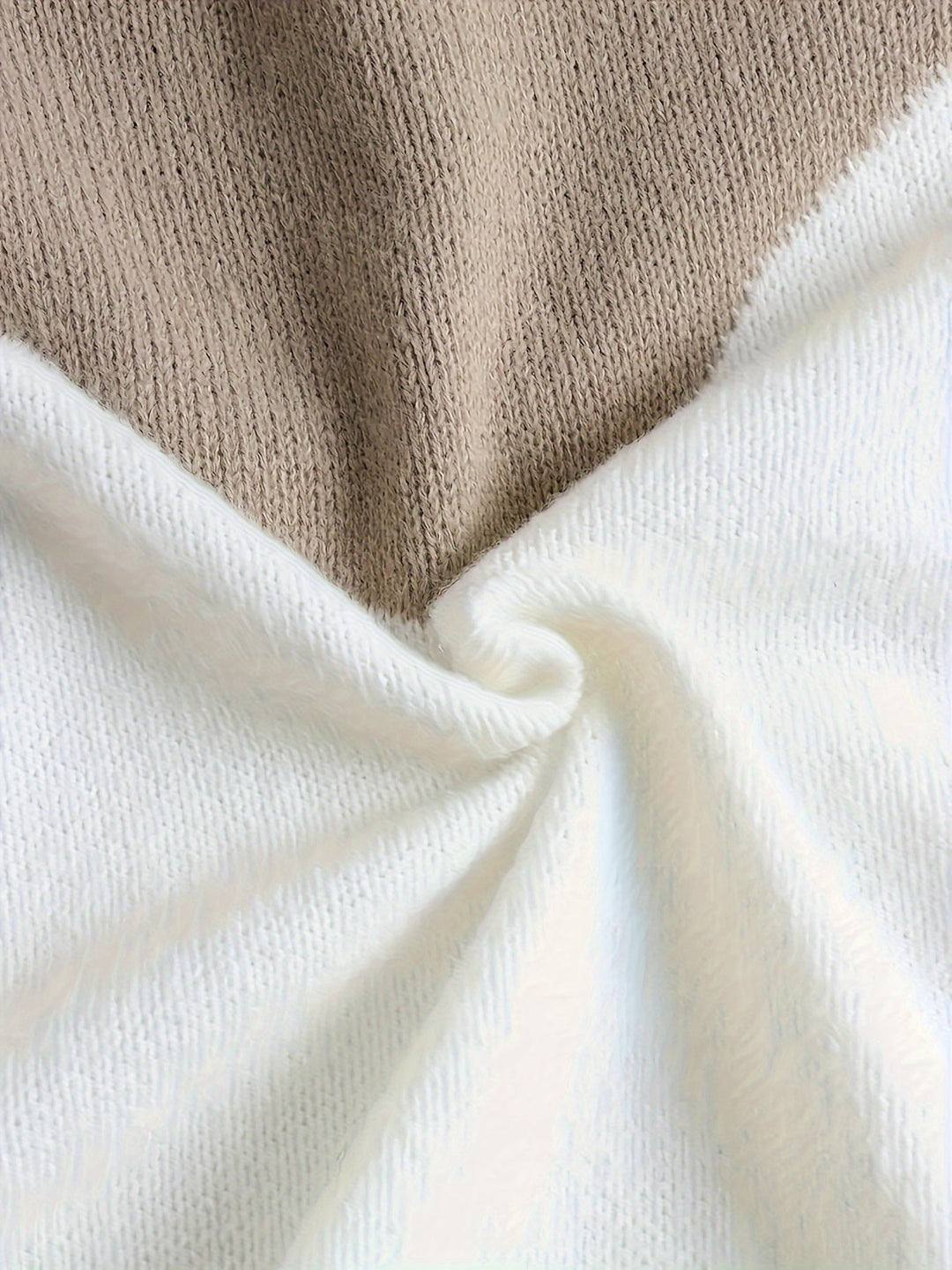 Color-Block Hooded Pullover