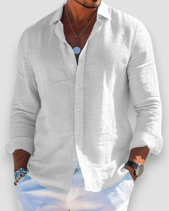 Casual Long Sleeve Button-Down Shirt