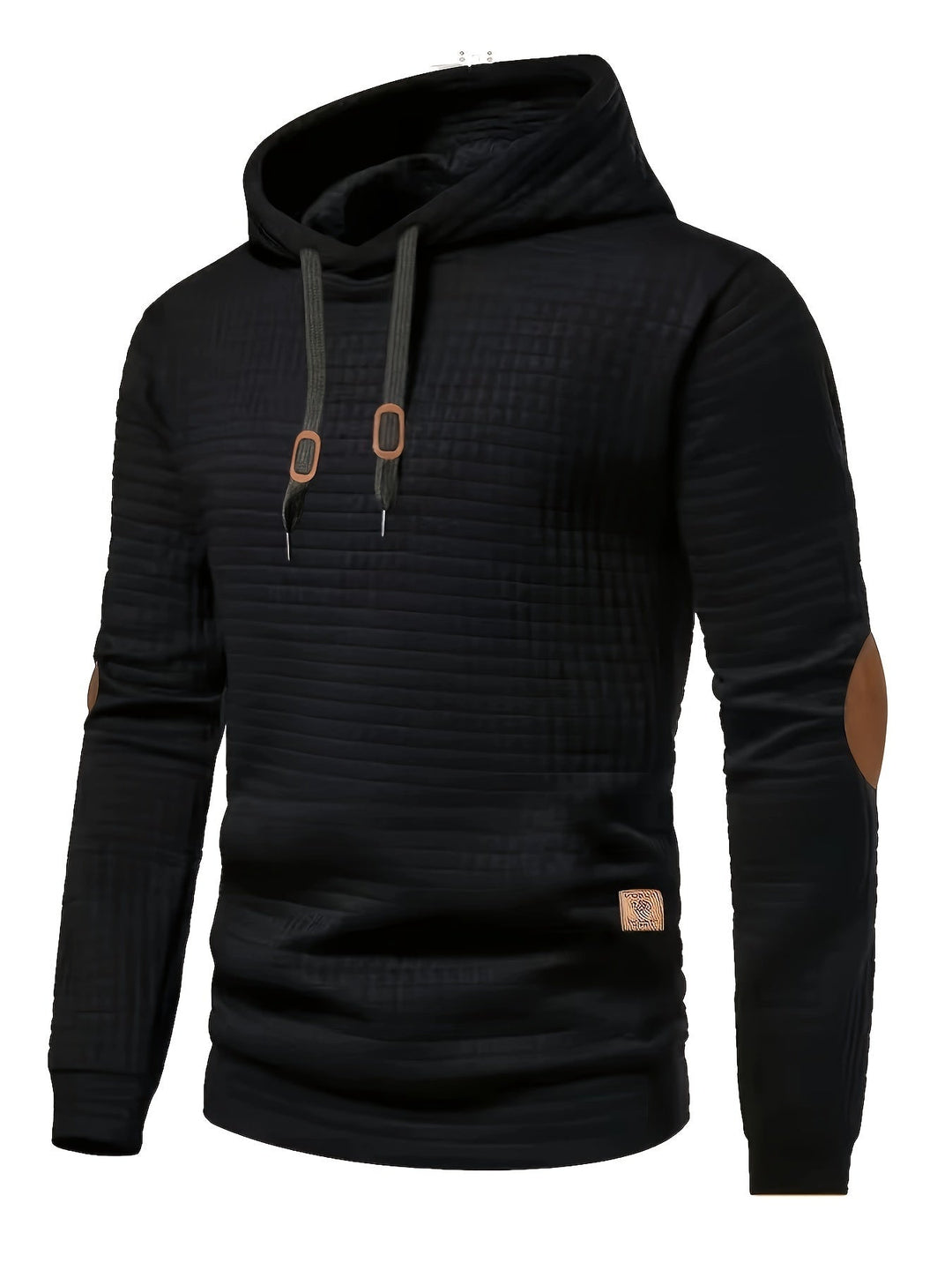 Textured Hooded Sweatshirt