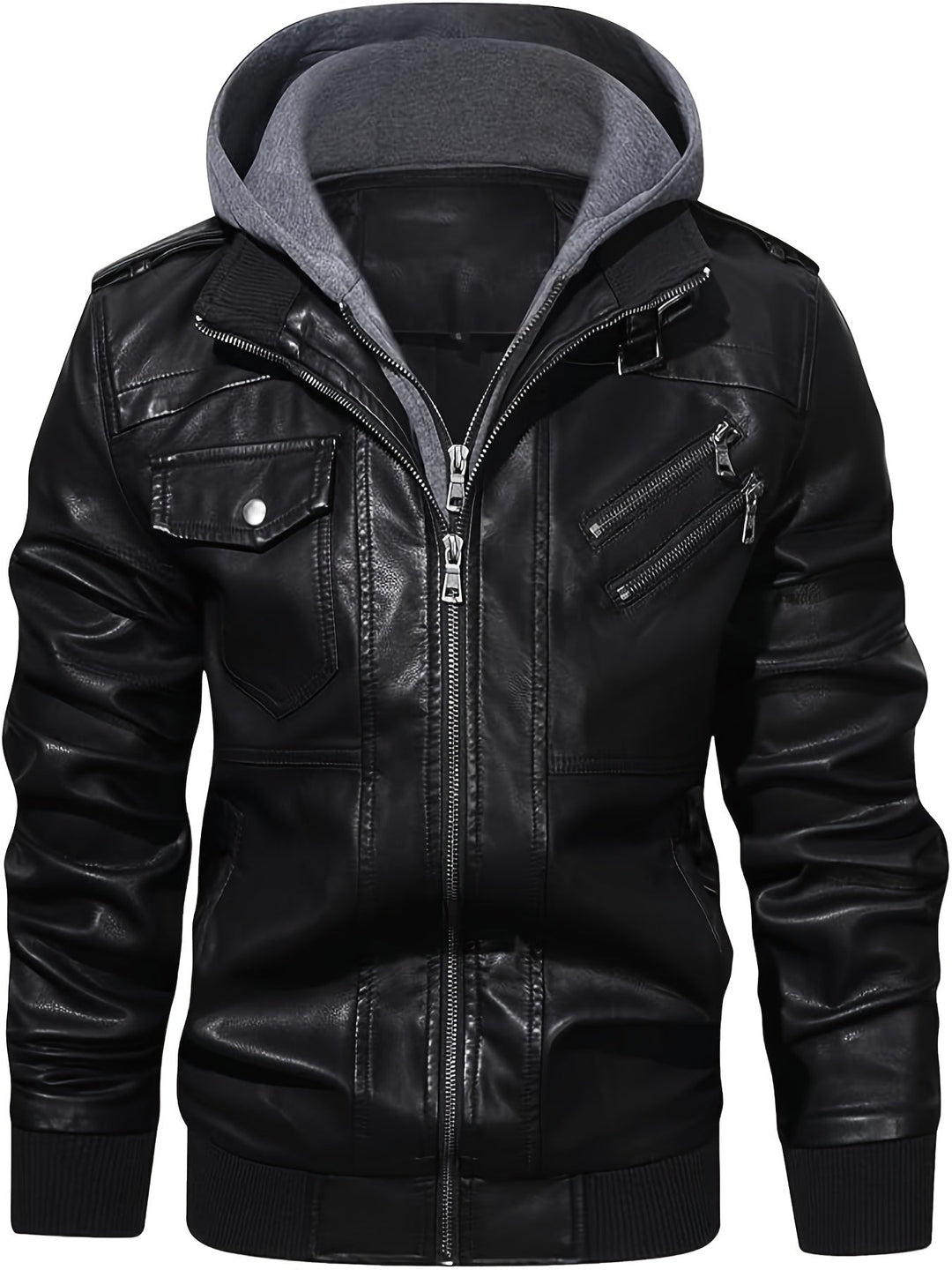 Hooded Moto Jacket