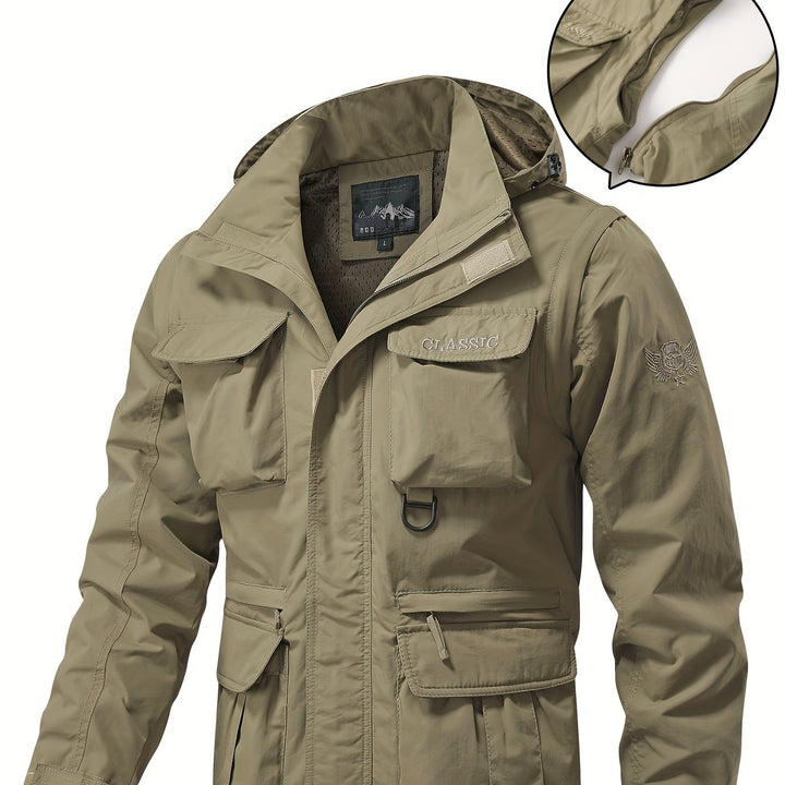 Rugged Multi-Pocket Cargo Jacket