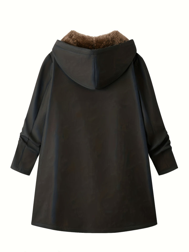 Cozy Hooded Longline Coat