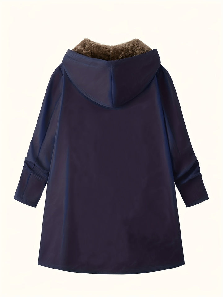 Cozy Hooded Longline Coat
