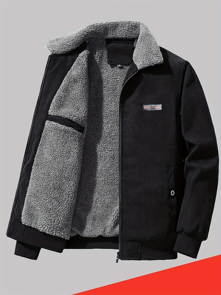 Cozy-Lined Workwear Jacket