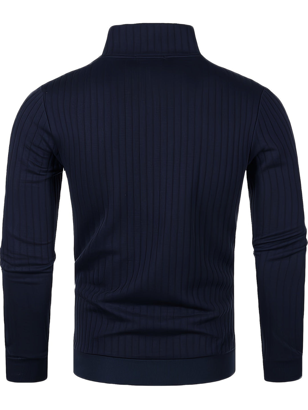 Ribbed Quarter-Zip Sweater