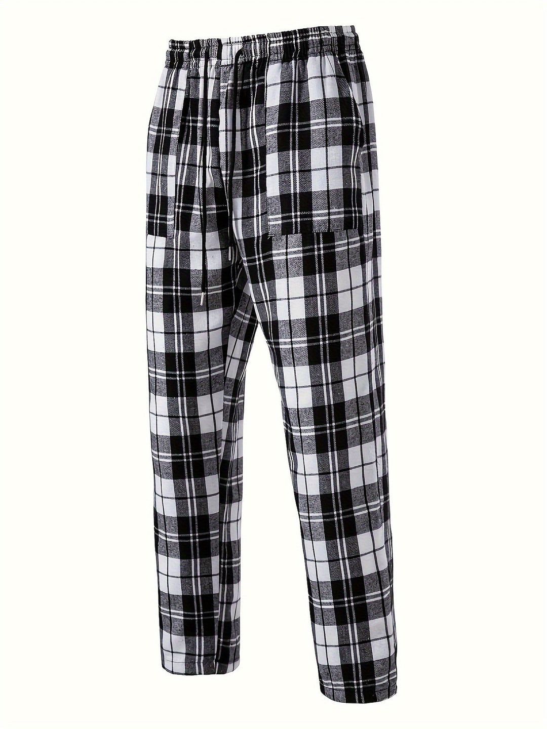 Relaxed Plaid Lounge Pants