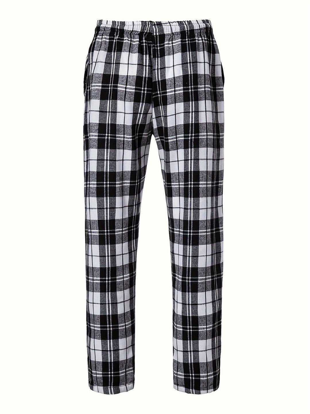 Relaxed Plaid Lounge Pants