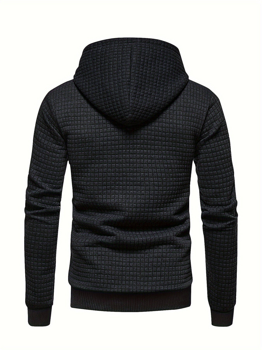 Textured Hooded Pullover