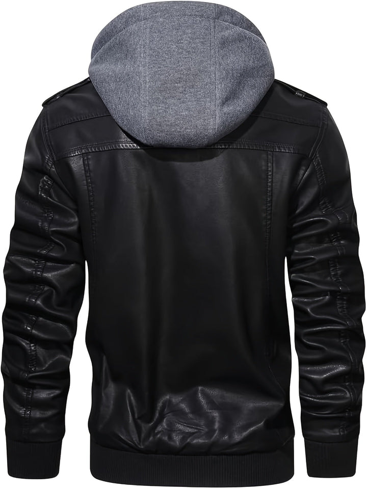 Hooded Moto Jacket