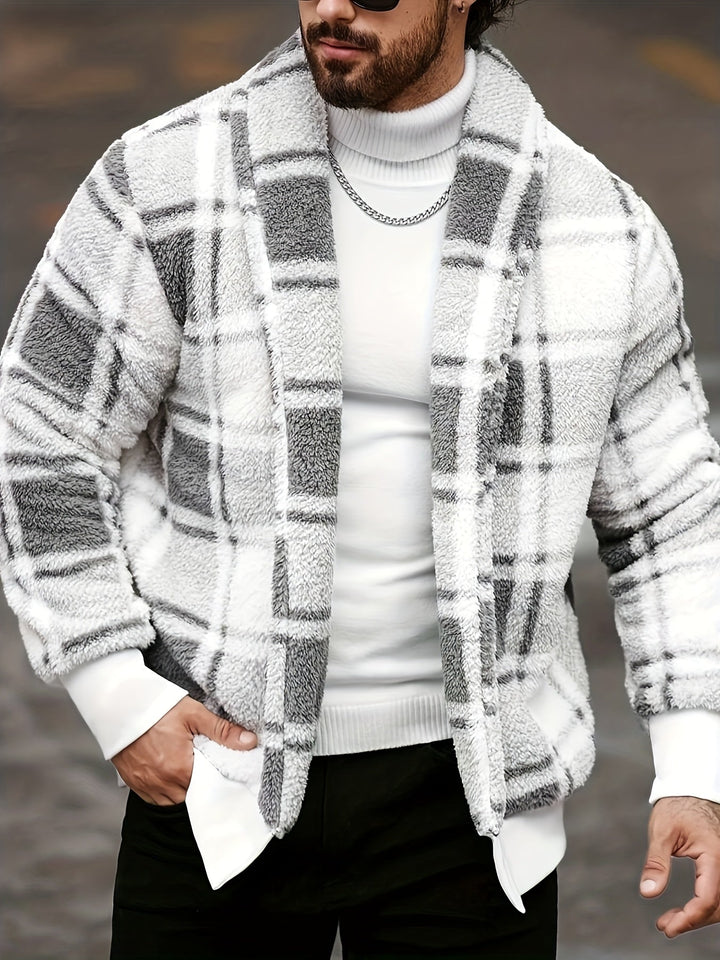 Checked Relaxed Fit Jacket