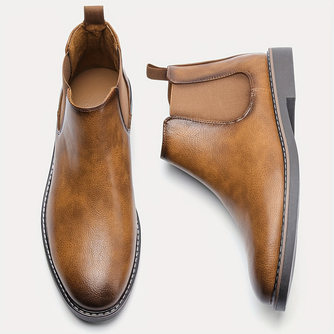 Refined Slip-On Chelsea Boots