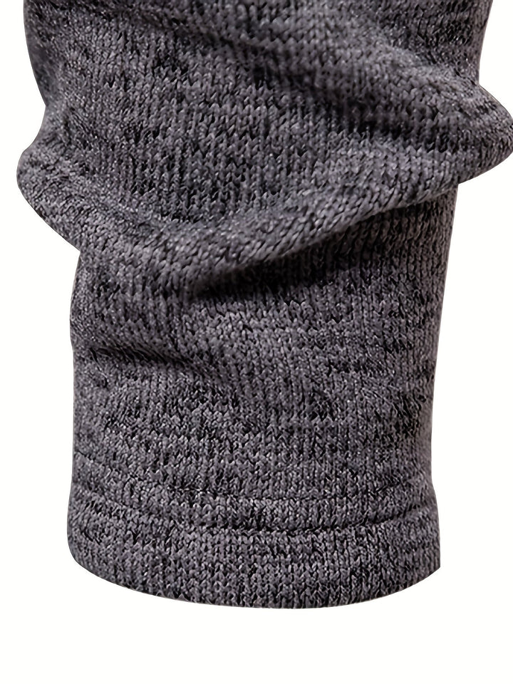 Slouchy Collar Button-Up Sweater