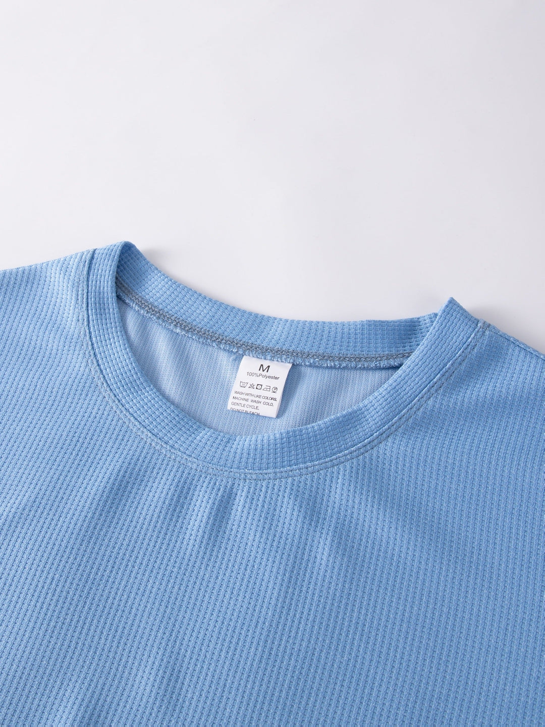 Textured Long-Sleeve Top