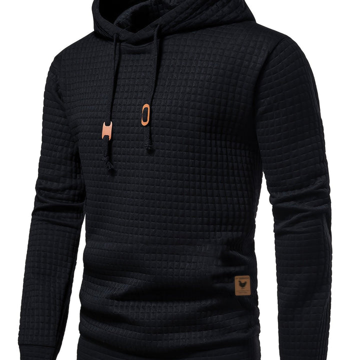 Textured Pullover Hoodie