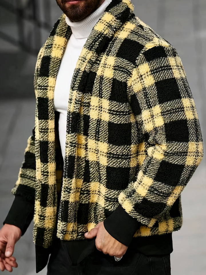 Checked Relaxed Fit Jacket