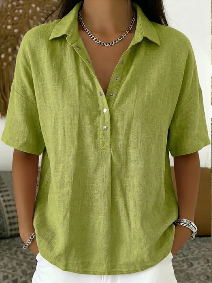 Casual Button-Up Collar Shirt