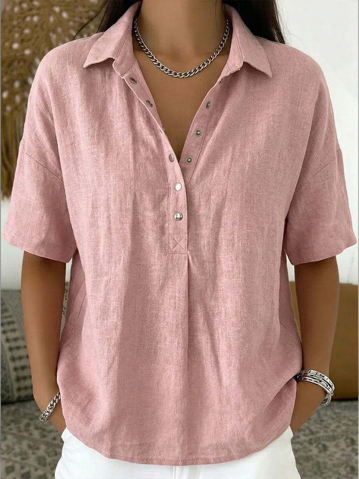 Casual Button-Up Collar Shirt