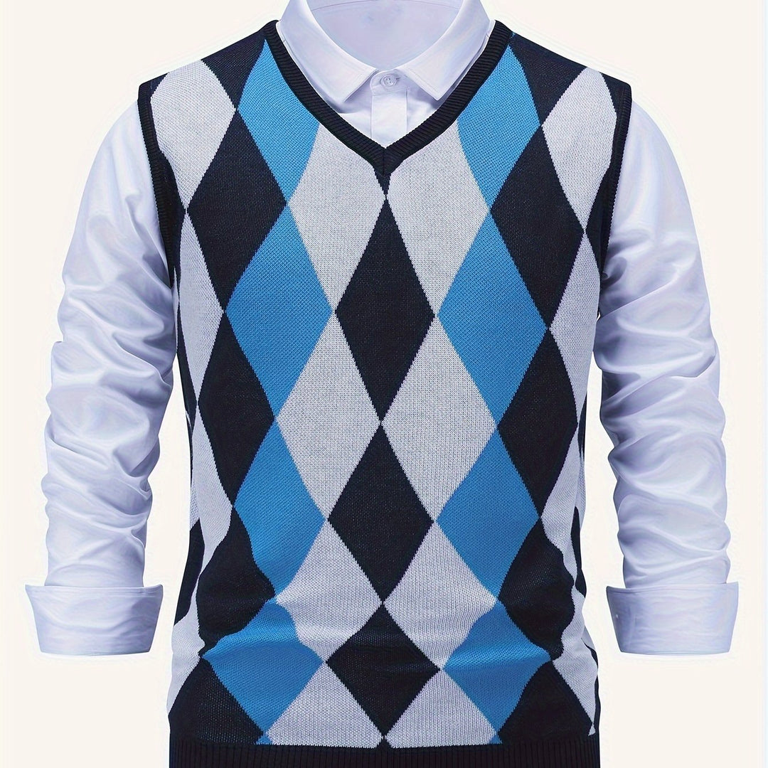 Classic Argyle Sweater Vest
