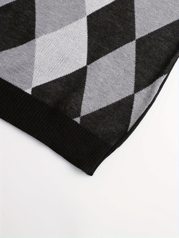 Classic Argyle Sweater Vest
