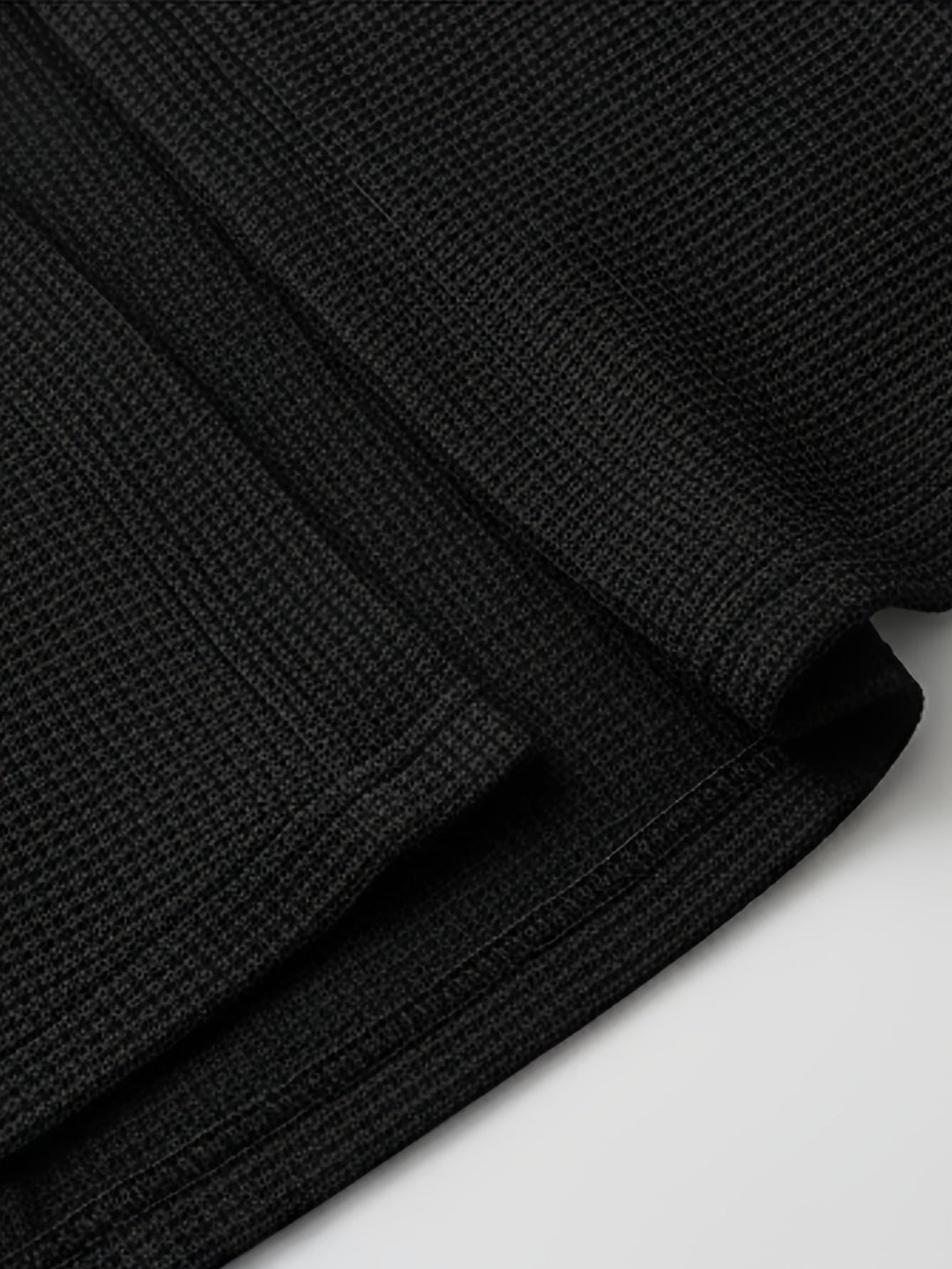 Open-Front Textured Cardigan