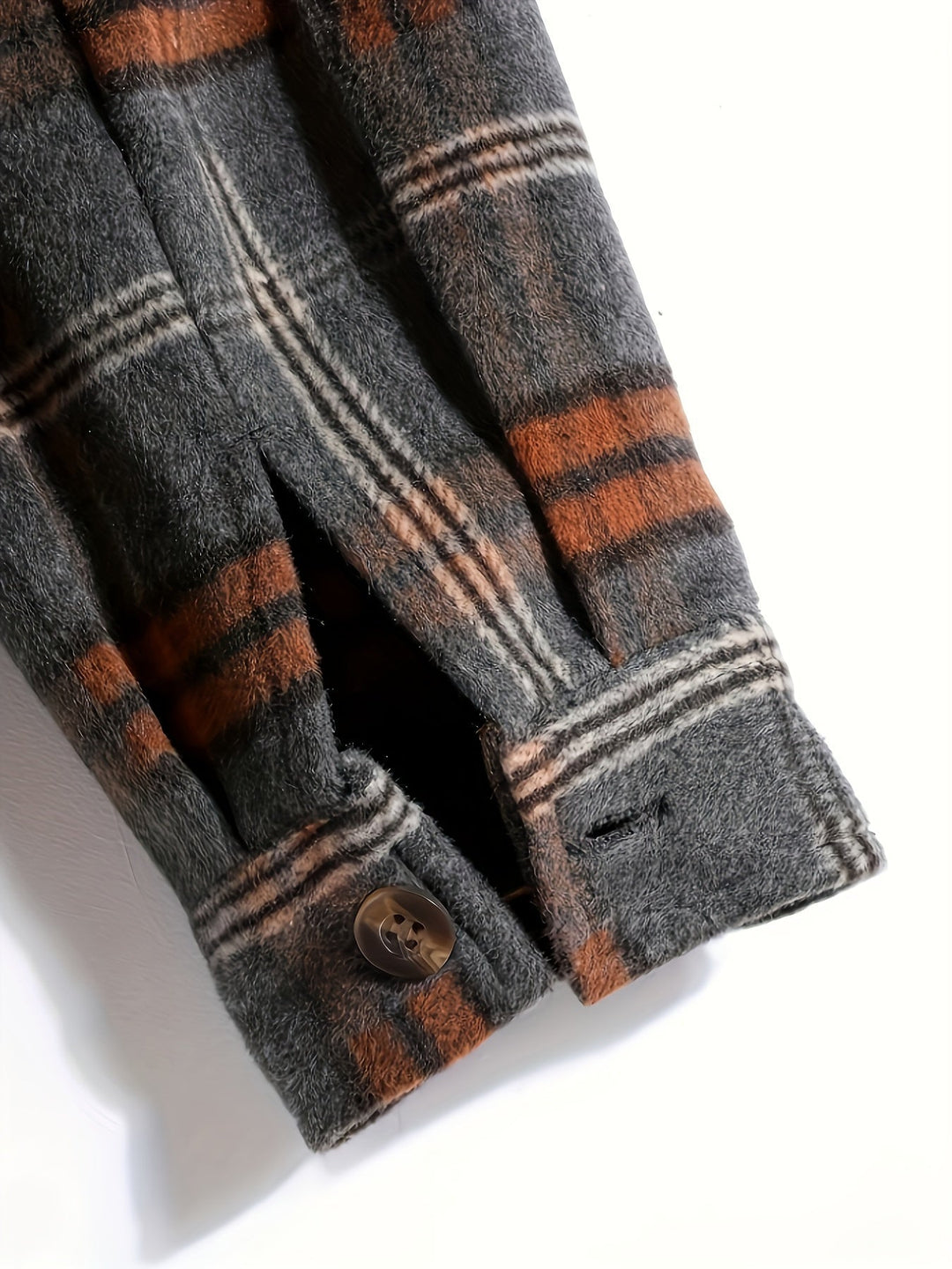 Plaid Hooded Jacket