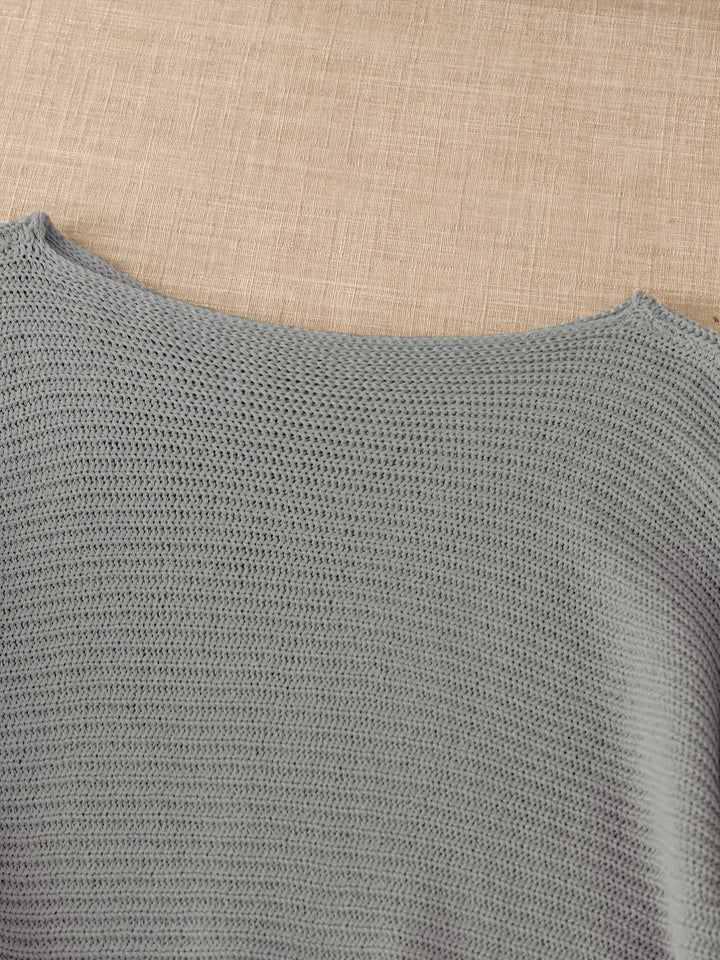 Relaxed Open-Knit Sweater