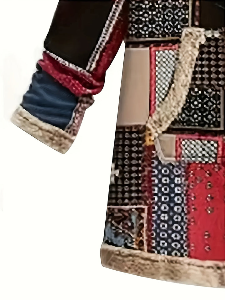Patchwork Hooded Jacket