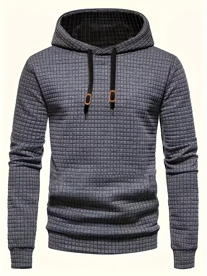 Textured Hooded Sweatshirt