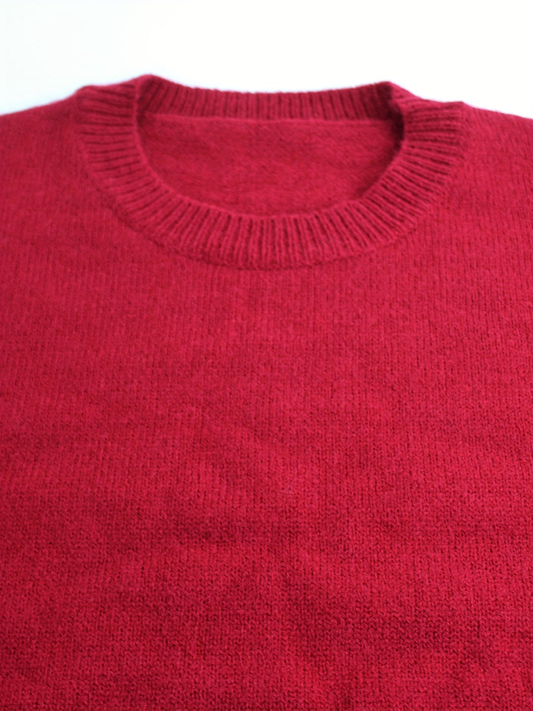 Striped-Cuff Ribbed Sweater