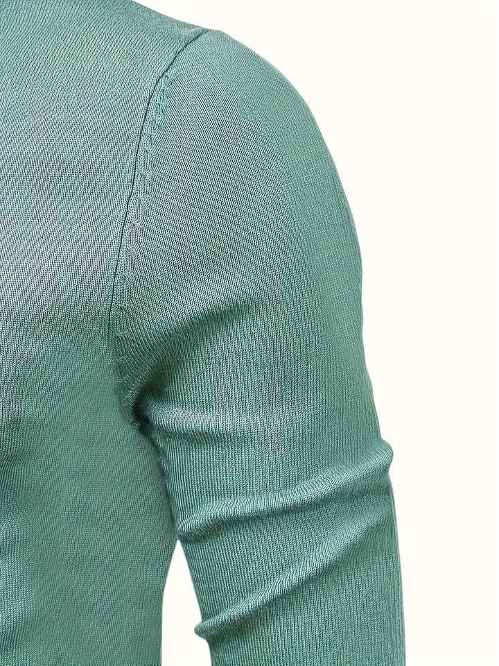 Classic Mock-Neck Sweater