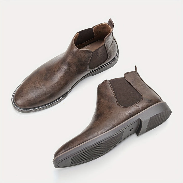 Refined Slip-On Chelsea Boots