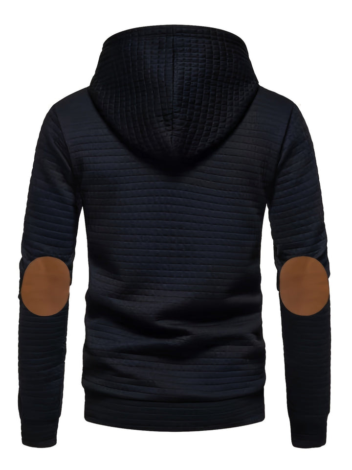 Textured Hooded Sweatshirt