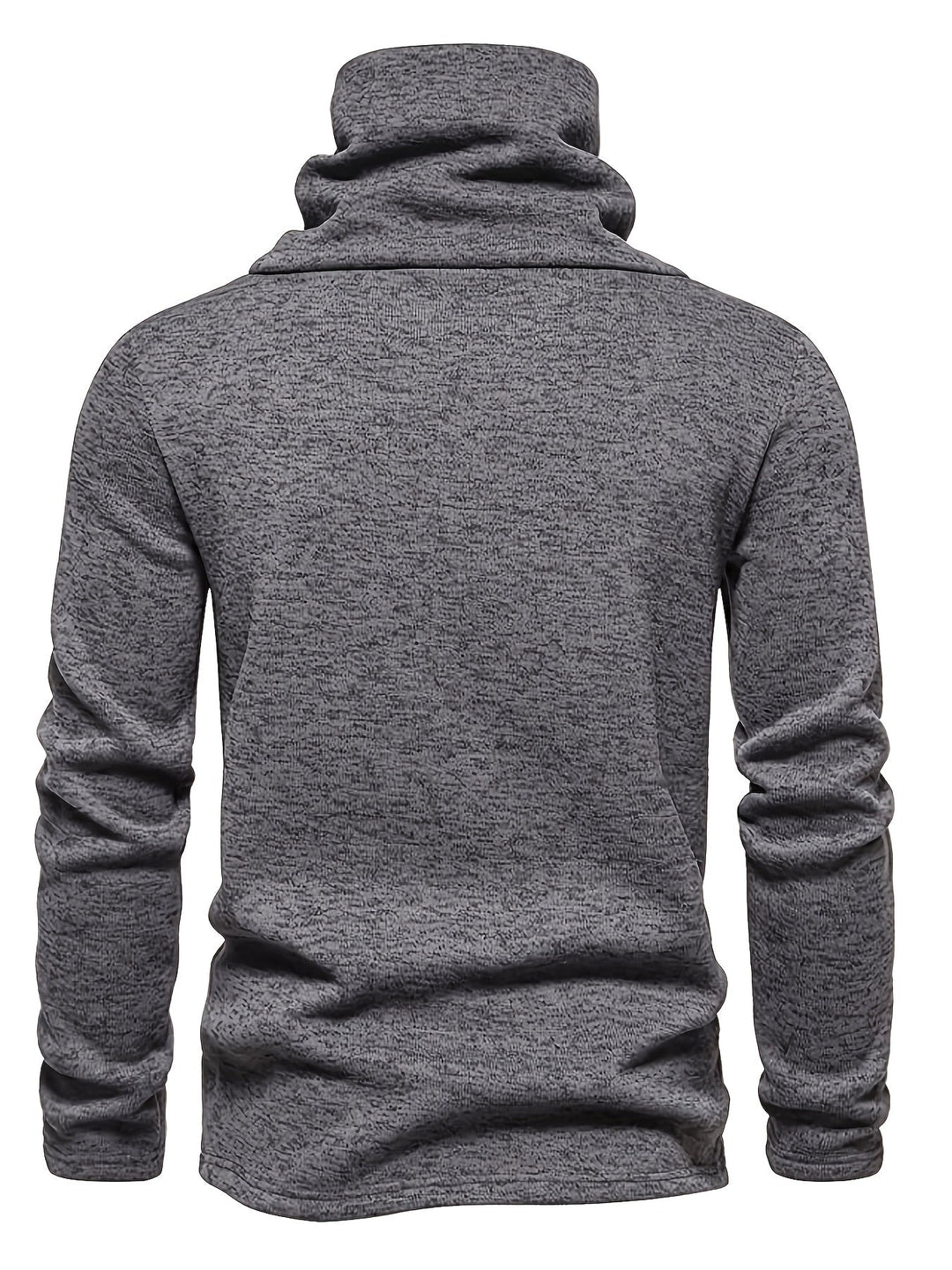 Slouchy Collar Button-Up Sweater