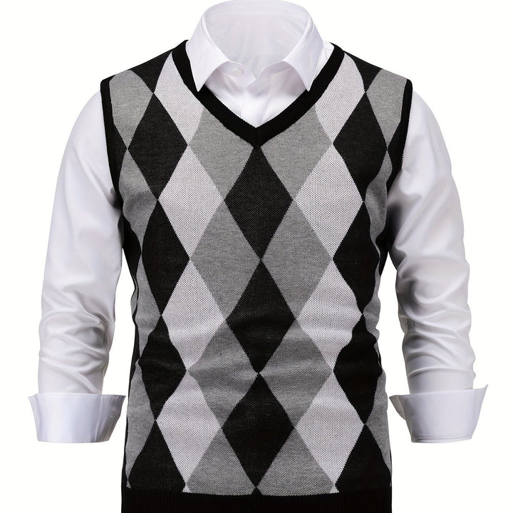 Classic Argyle Sweater Vest