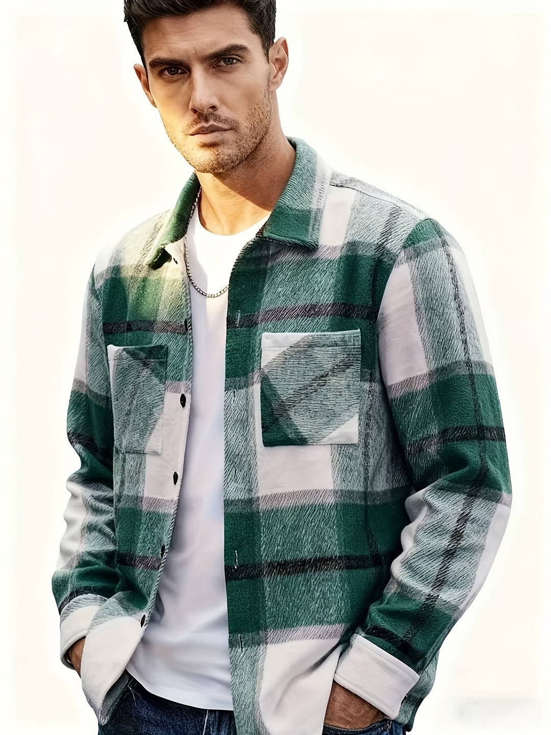 Rugged Check Overshirt