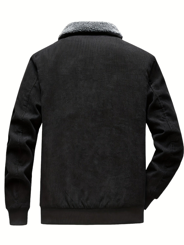 Cozy-Lined Workwear Jacket