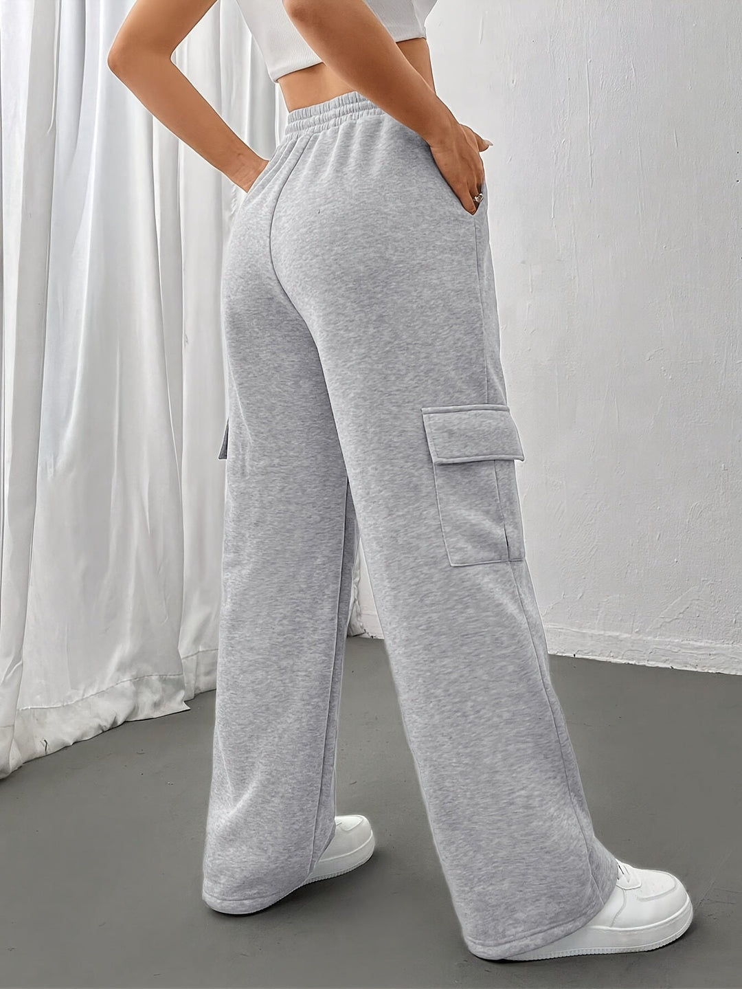 Relaxed Cargo Sweatpants