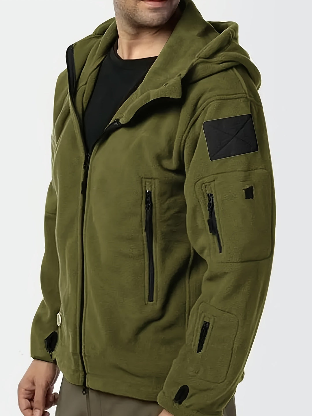 Rugged Hooded Zip Jacket