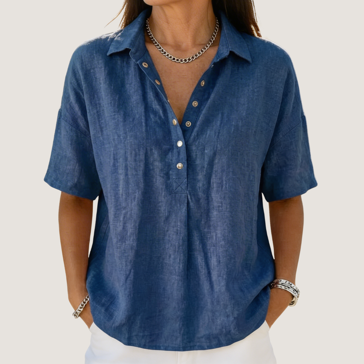 Casual Button-Up Collar Shirt