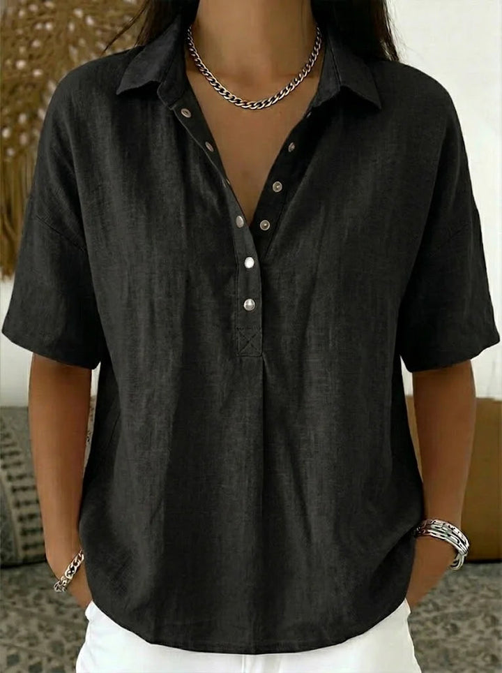 Casual Button-Up Collar Shirt