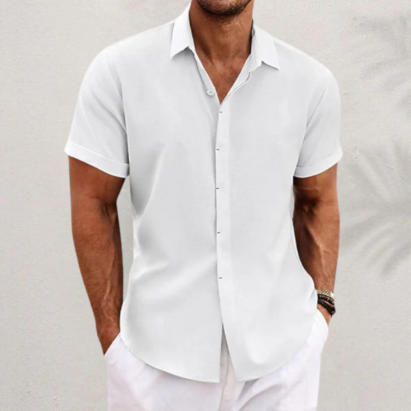Classic Collared Button-Down Shirt