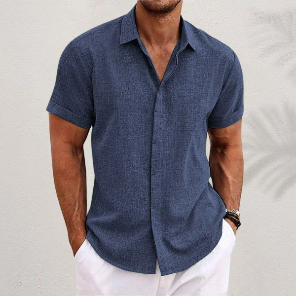 Classic Collared Button-Down Shirt