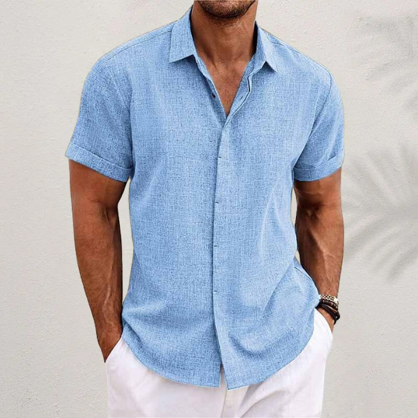 Classic Collared Button-Down Shirt